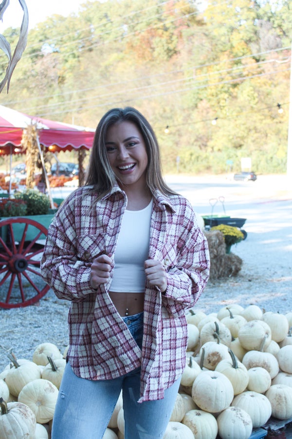 Pretty In Pink Shacket
