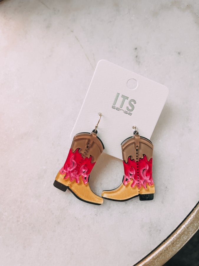 Natalie New Boot Earrings