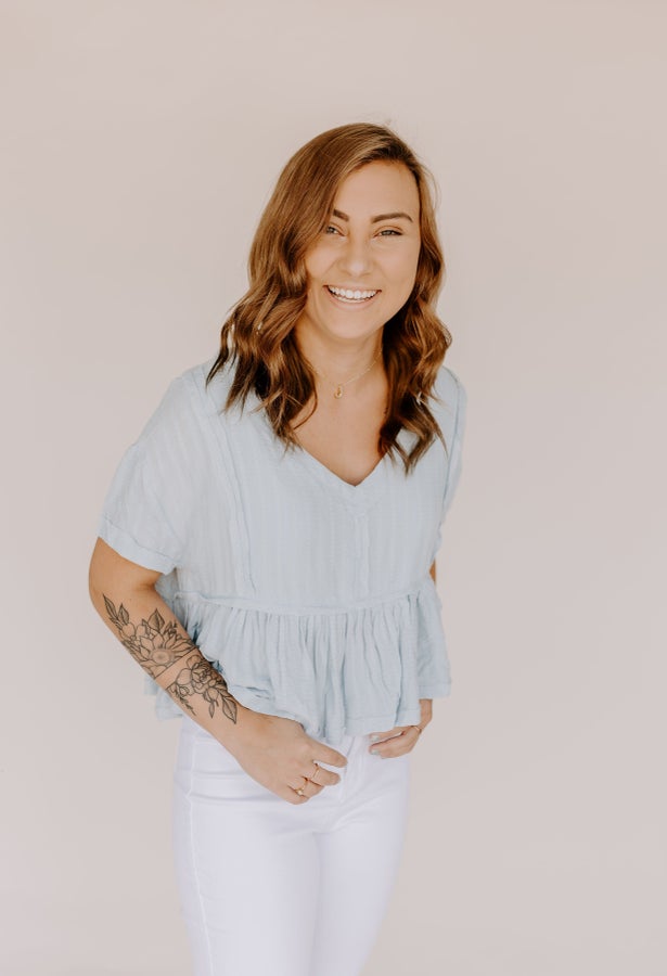 Baby Blue Babydoll Top
