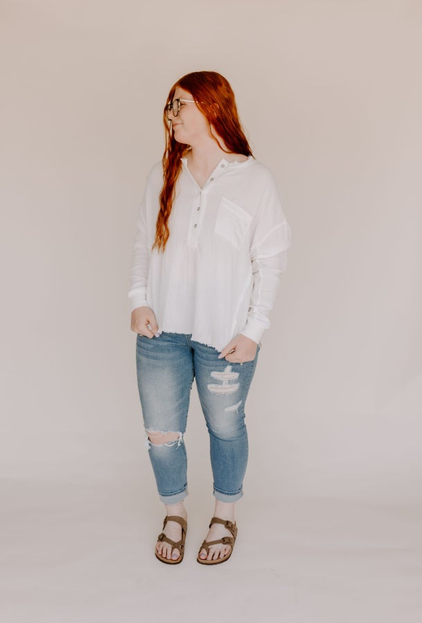 Beach Dreams Linen Top