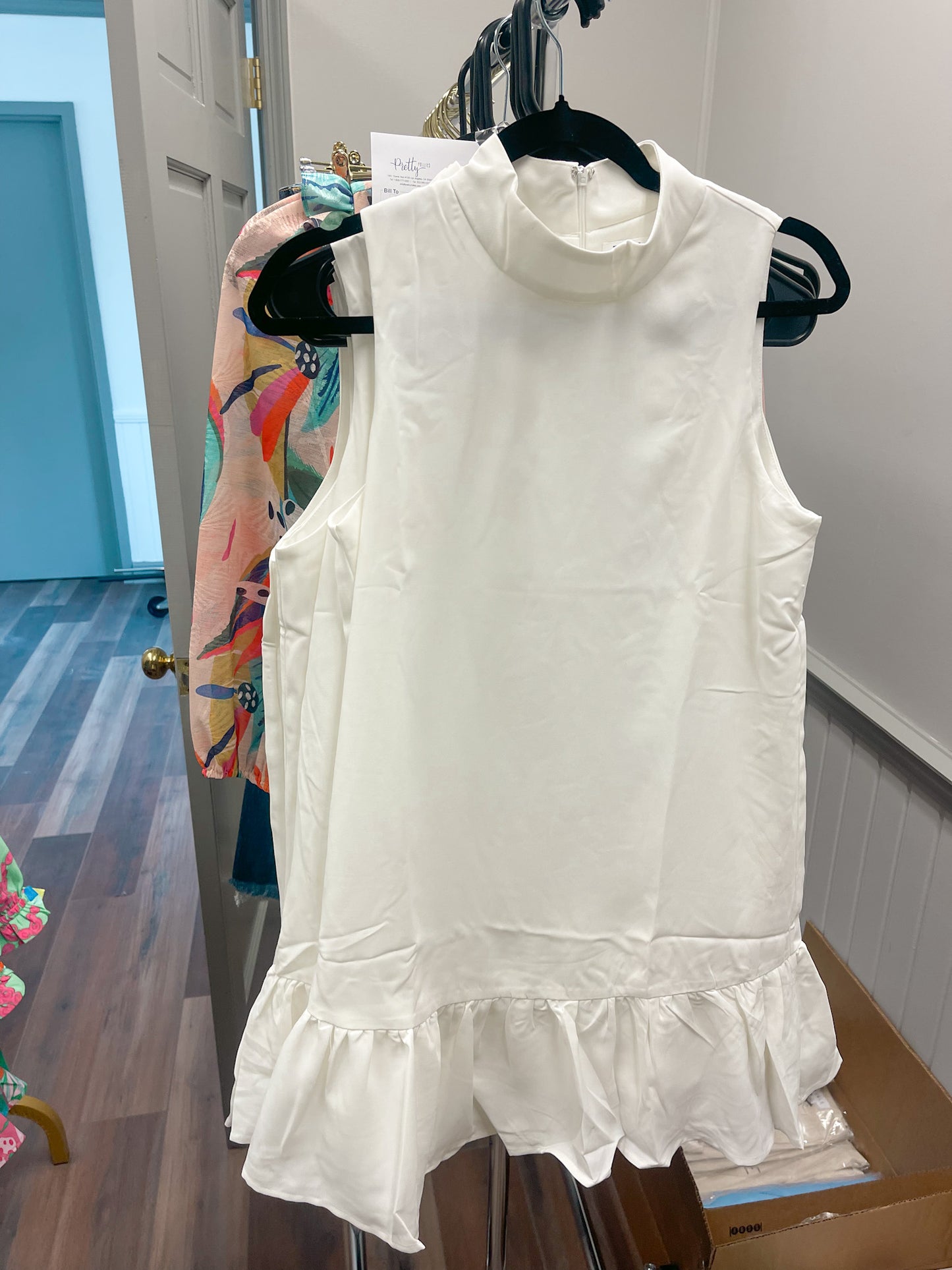 Magnolia Tier White Dress