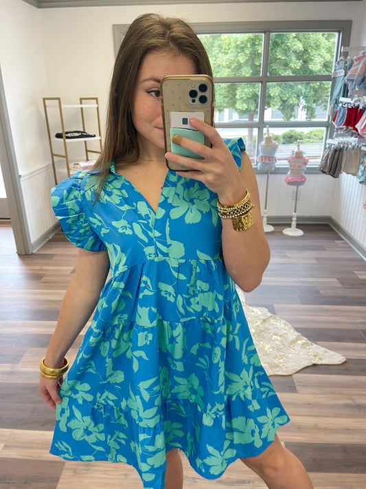 Azure Mix Dress