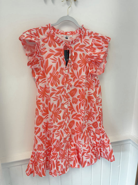 Abby Dress Coral Spring