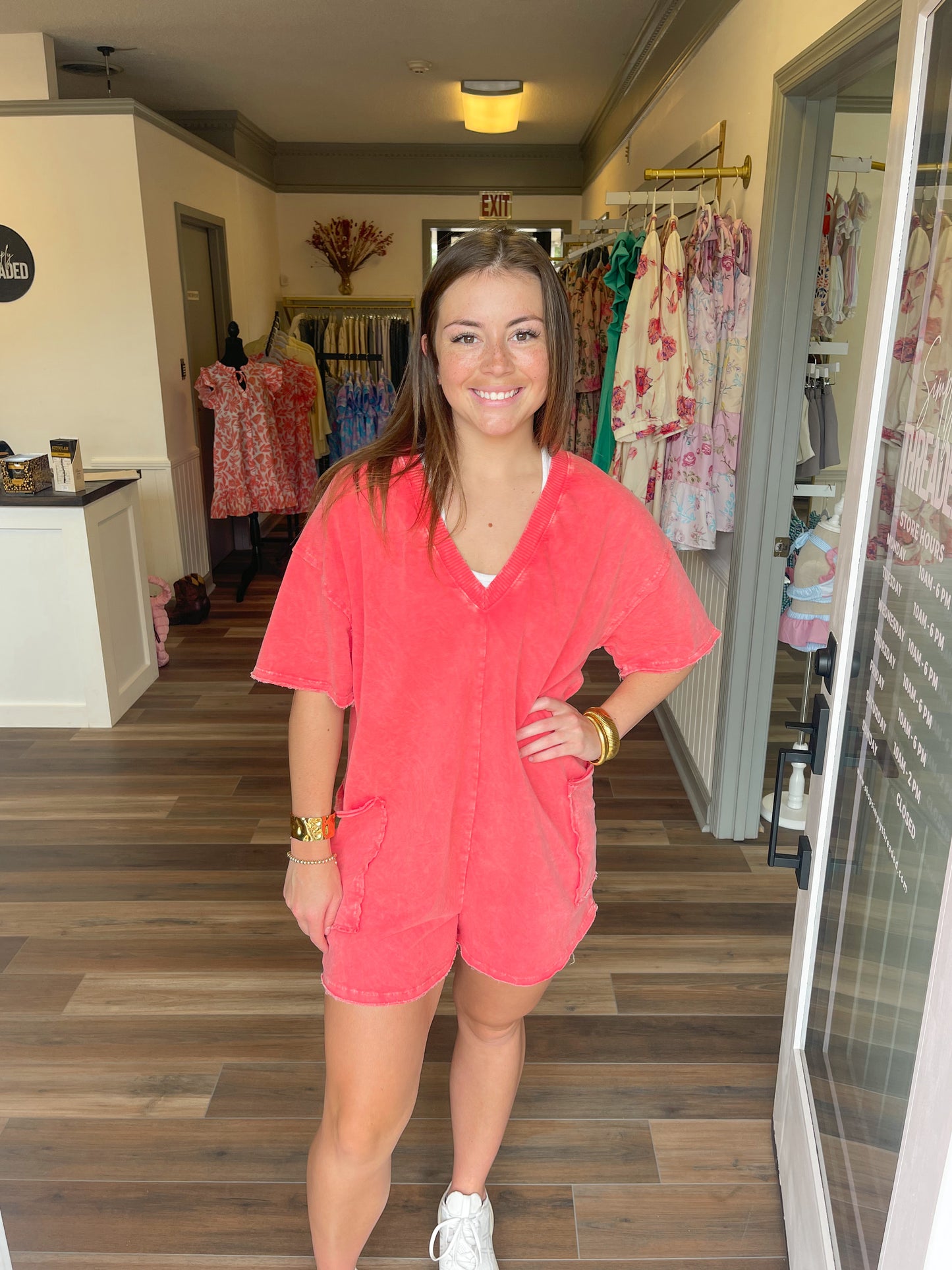 Ryan Red Romper