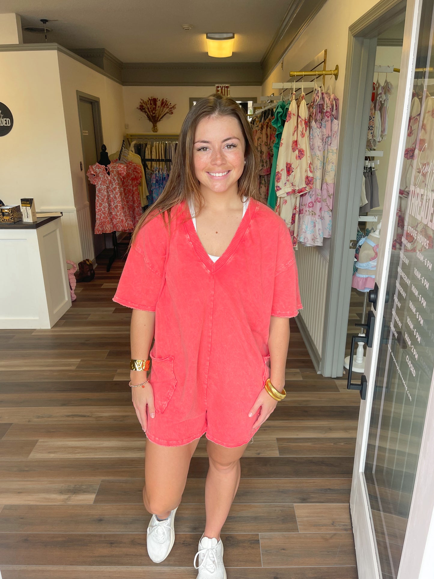 Ryan Red Romper