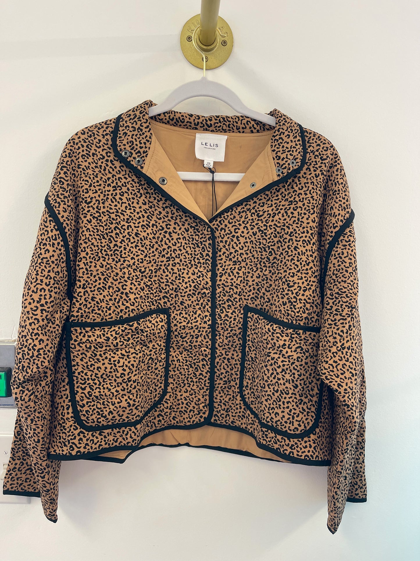 Animal Print Quilt Jacket