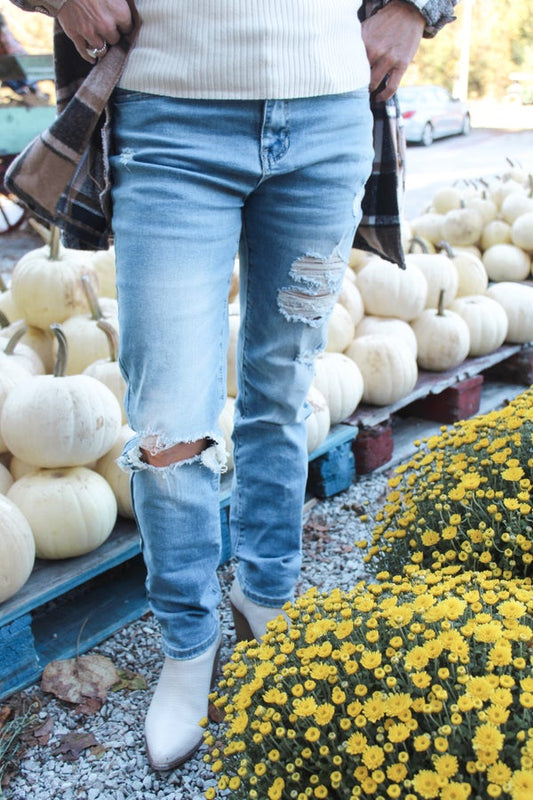 Darling Distressed Denim